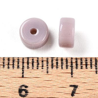 Opaque Solid Color Glass Beads GLAA-N007-6x3mm-A02-1