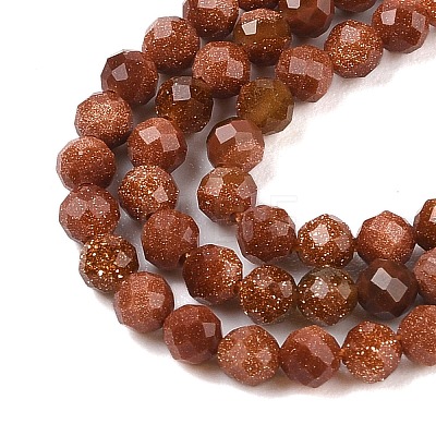 Synthetic Green Goldstone Beads Strands G-L581A-004B-01-1