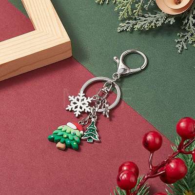 Christmas Theme Resin Keychains KEYC-TA00010-1