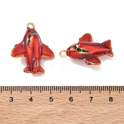 304 Stainless Steel Enamel Pendants STAS-L316-20G-1