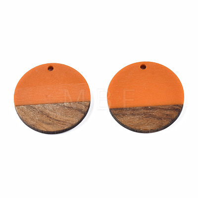 Resin & Wood Pendants RESI-S358-02B-27-1