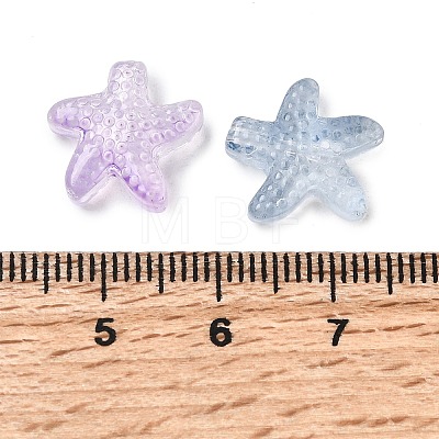 Gradient Color Transparent Glass Beads EGLA-L047-03A-1