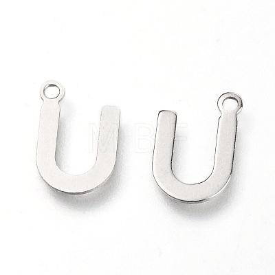 Non-Tarnish 201 Stainless Steel Charms X-STAS-C021-06P-U-1