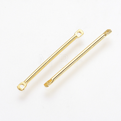 Brass Bar Links connectors KK-T020-23G-1
