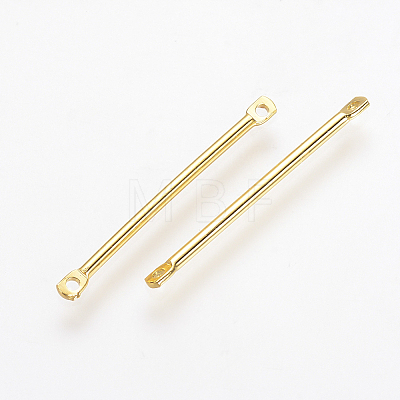 Brass Bar Links connectors KK-T020-23G-1