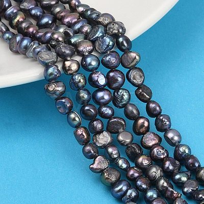 Natural Cultured Freshwater Pearl Beads Strands PEAR-P064-19G-01F-1