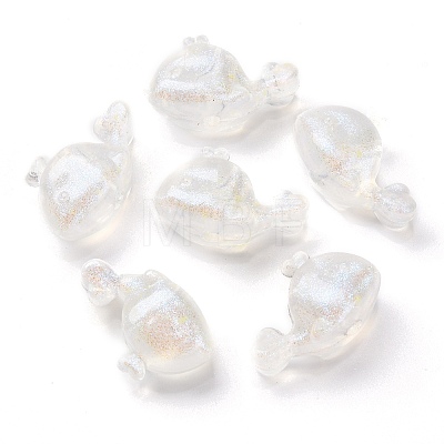 Transparent Luminous Acrylic Beads MACR-D024-37C-1