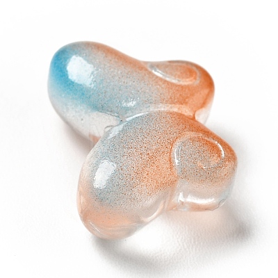 Transparent Baking Paint Glass Beads GLAA-F115-01K-1
