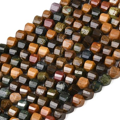 Natural Ocean Jasper Beads Strands G-P611-C05-01-1