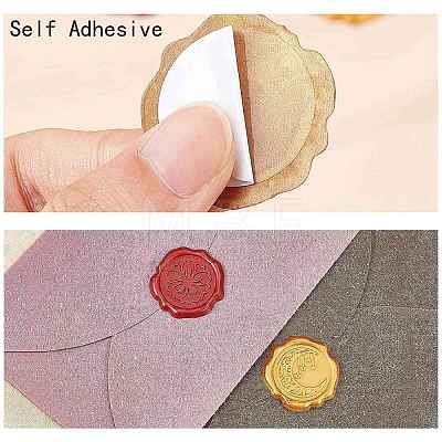 CRASPIRE Birthday Theme Adhesive Wax Seal Stickers DIY-CP0010-58G-1