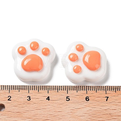 Cartoon White Cat Resin Decoden Cabochons CRES-R203-01E-1