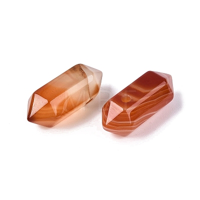 Natural Red Agate Pendants G-Q601-27F-1