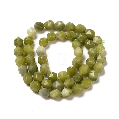 Natural Chinese Jade Beads Strands G-K382-A03-02-1