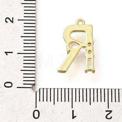 Brass Micro Pave Cubic Zirconia Pendants KK-M310-01G-18-1