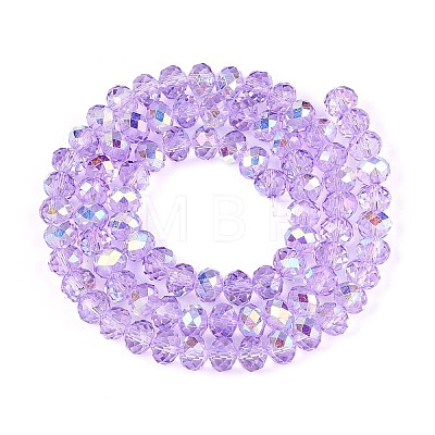 Transparent Glass Beads Strands LS-EGLA-N016-6mm-03-1
