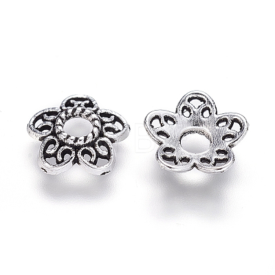 Tibetan Style Alloy Bead Caps LS-LF10597Y-1