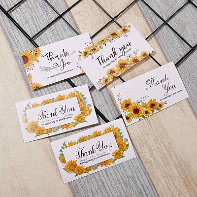 Thank You for Supporting My Small Business Theme Coated Paper Card DIY-SZ0003-48-1