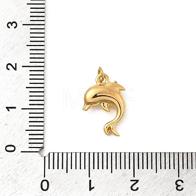 304 Stainless Steel ABS Imitation Pearl Pendants STAS-B097-07G-03-1