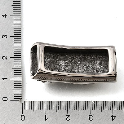304 Stainless Steel Slide Charms STAS-F356-15AS-05-1