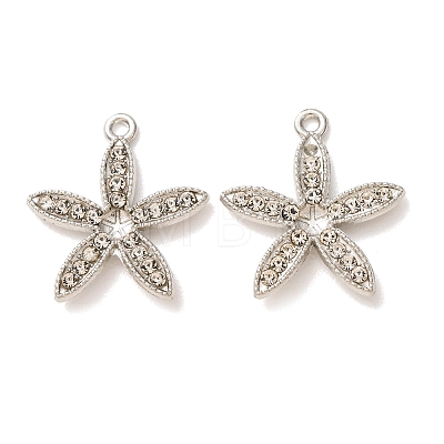 Alloy Rhinestone Pendants Cabochon Settings RB-CBAA987-10P-1