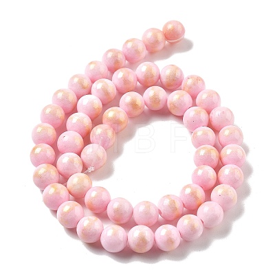 Natural Mashan Jade Beads Strands G-A255-A01-01B-1