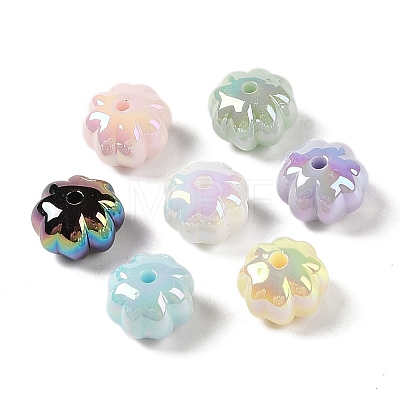 Opaque Acrylic Beads OACR-G035-01-1