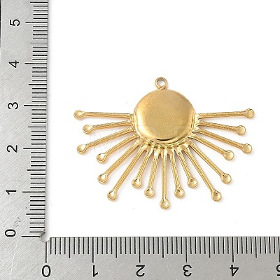 304 Stainless Steel Pendant Cabochon Settings STAS-L293-04G-1