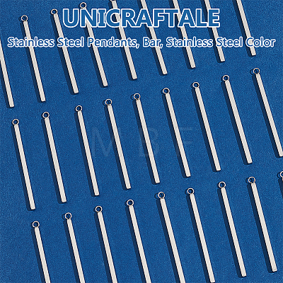 nicraftale 30Pcs 304 Stainless Steel Pendants STAS-UN0053-16-1