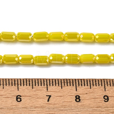 Electroplate Glass Beads Strands EGLA-D031-01-24-1