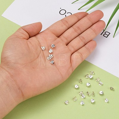 Earring Findings 925 Sterling Silver Ear Nuts LS-X-STER-F015-02-1