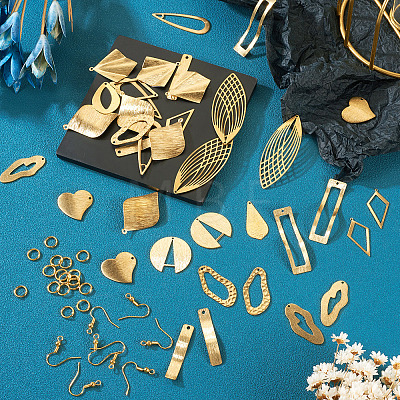 DIY Geometry Earring Making Kit DIY-TA0004-67-1