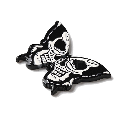 Printed Halloween Themed Acrylic Pendants OACR-L018-12C-1