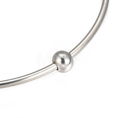 304 Stainless Steel Bangle Sets BJEW-O115-85-1