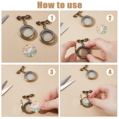2Pcs Bowknot Brass Brooch JEWB-FH00026-1