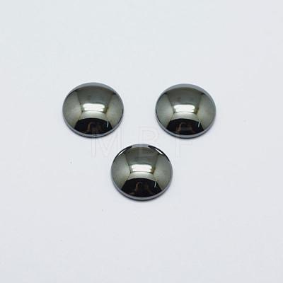 Non-Magnetic Synthetic Hematite Cabochons Z28WB015-1