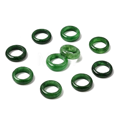 Natural Myanmar Jade Dyed Linking Rings G-C283-10-1