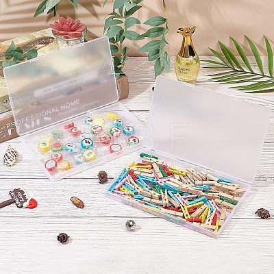Transparent Plastic Bead Containers LS-CON-WH0073-75-1