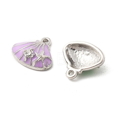 Alloy Enamel Charms FIND-U033-05P-1