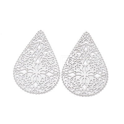 Non-Tarnish 201 Stainless Steel Pendants X-STAS-B038-09P-1