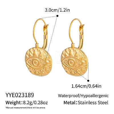 304 Stainless Steel Leverback Earrings for Women SW9817-1