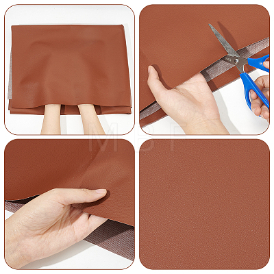 PVC Imitation Leather Fabric AJEW-WH0314-282C-1
