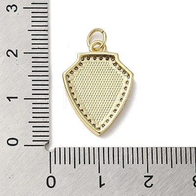 Brass Micro Pave Cubic Zirconia Pendants KK-Q808-10G-1