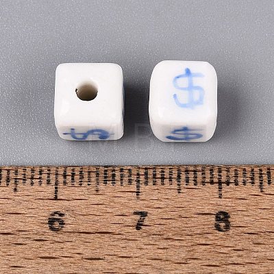 Handmade Porcelain Beads PORC-N012-13B-1