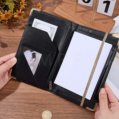 PU Leather Server Book with Pocket AJEW-WH20020-629A-1
