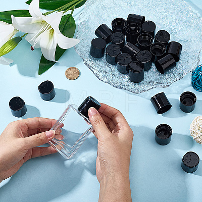 24Pcs Plastic Press Caps KY-CP0001-37A-1