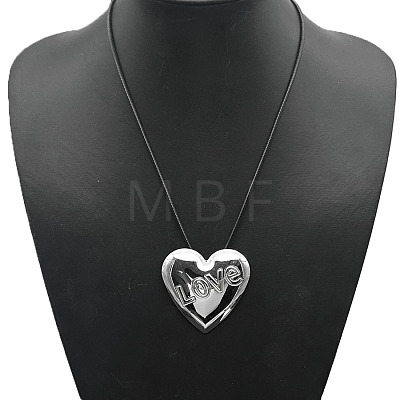 Alloy Pendant Necklace Round Heart Love Flower Fish Pendant Necklace DX5218-7-1