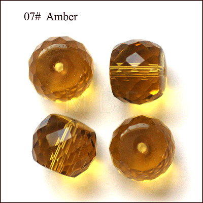 Imitation Austrian Crystal Beads SWAR-F064-10x8mm-07-1