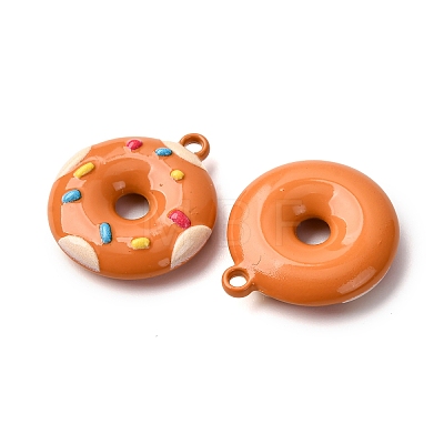 Baking Paint Alloy Pendants FIND-G097-05F-1