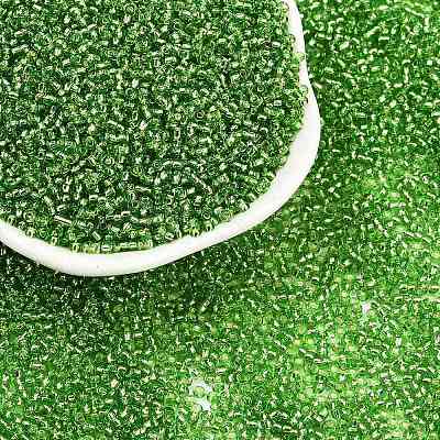 11/0 Grade A Transparent Glass Seed Beads X-SEED-Q007-F49-1