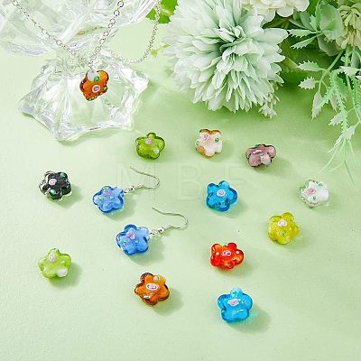 20Pcs 10 Colors Glass Bead FIND-HY0001-03-1